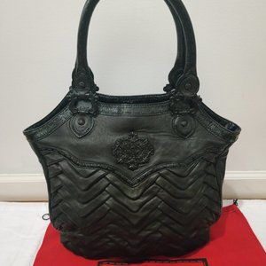 LIMITED EDITION ISABELLA FIORE PLEATS ROYAL TOTE HANDBAG